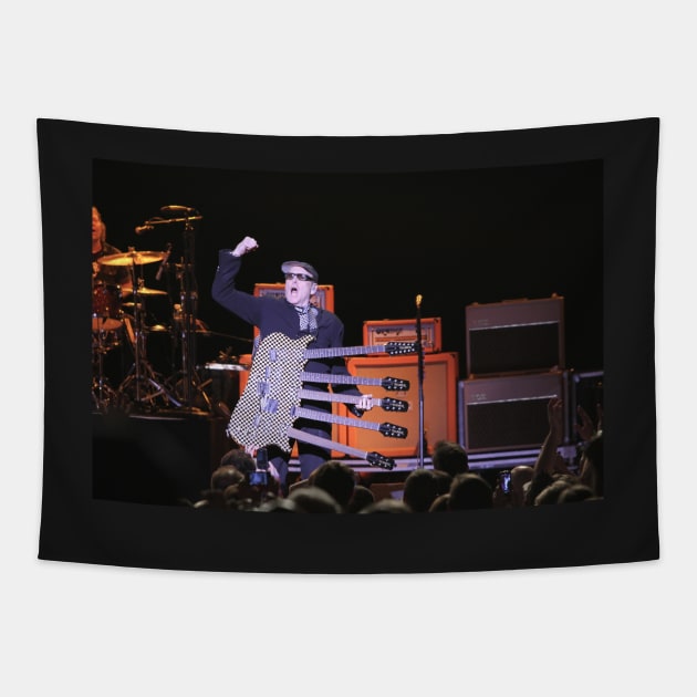 Rick Nielson Photograph Tapestry by Concert Photos