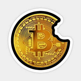 Bitcoin with a bite Magnet