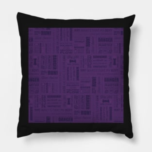 Doctor Quotes - Purple Pillow