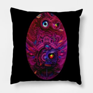 Extraterrestrial Alien Onslaught Pillow