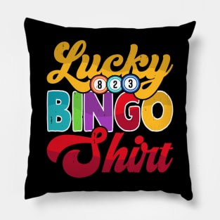 Lucky Bingo Shirt T shirt For Women Pillow