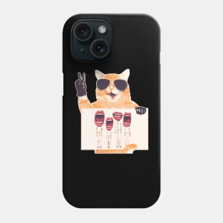 Peace Cat Talking Heads Phone Case