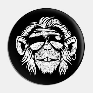 Monkey in Shades Pin