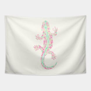 Pastel Barcelona City Lizard Tapestry