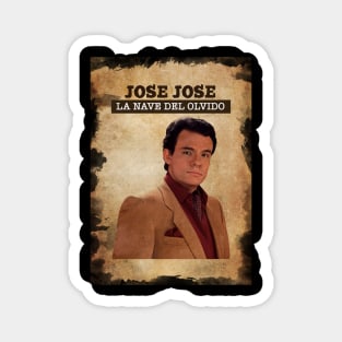 Vintage Old Paper 80s Style Jose Jose Magnet