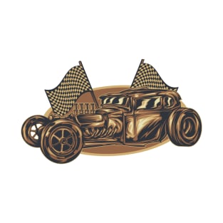 Gold Hot Rod T-Shirt