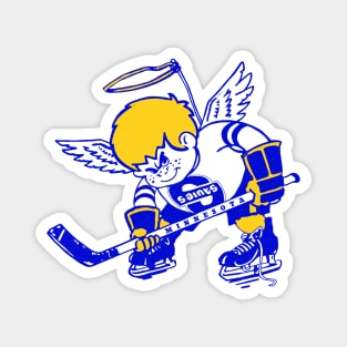 Classic Minnesota Fighting Saints Hockey 1973 Magnet