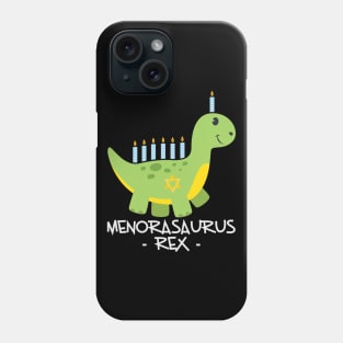 Hanukkah Dinosaur Menorasaurus T Rex Dino Chanukah Phone Case