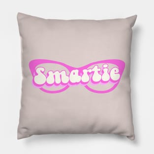 Smartie Pink Glasses For Clever Barbies Pillow