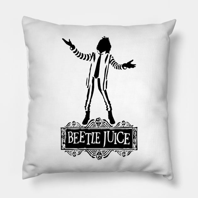 Beetlejuice Pillow by teeteet