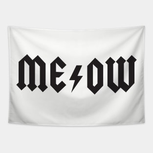 Meow - ACDC (dark) Tapestry