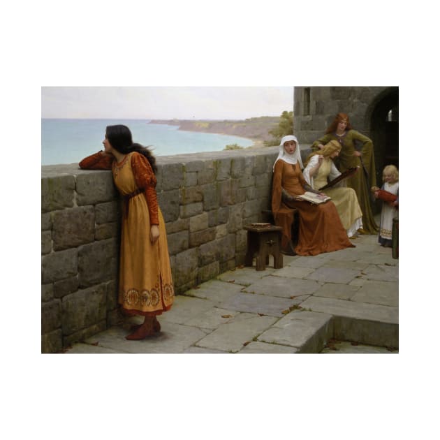 The Hostage by Edmund Leighton by Classic Art Stall