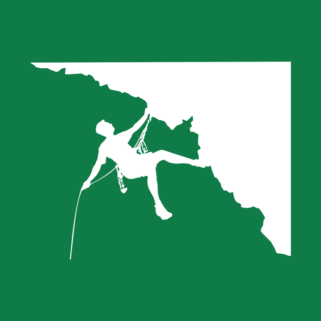 Climbing Silhouette Man by SillyShirts