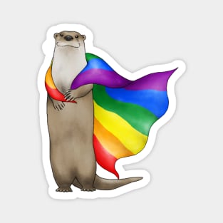 Pride Otter 3 Magnet