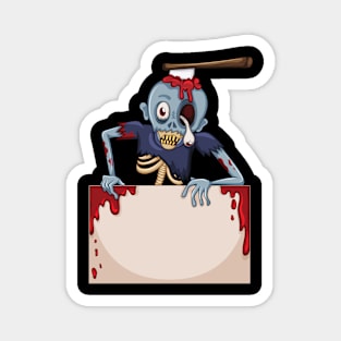 Spooky Zombie Magnet