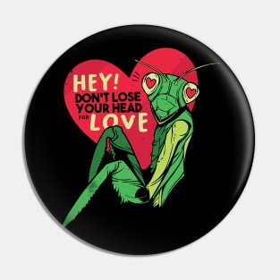 Praying Mantis Dont Lose Your Head Funny Insect Quotes Pin