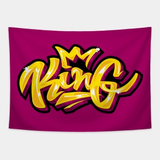 King Graffiti Art Tapestry