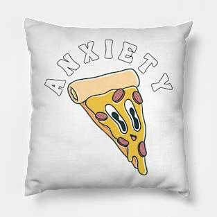 ANXIETY PIZZA | Funny Mental Health, Depression, Anxiety Pillow