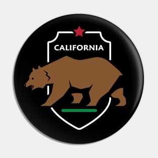 California bear Pin