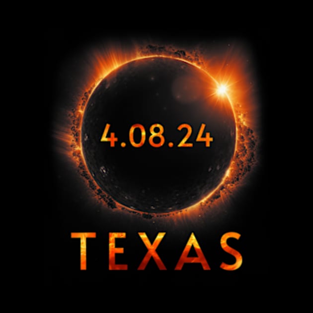 Texas Total Solar Eclipse April 8 2024 Texas Solar Eclipse by SanJKaka