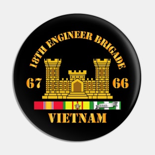 Army - 18th Engineer Bde Branch 66-67 w VN SVC Pin