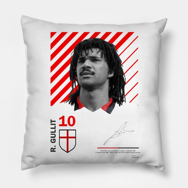 GULLIT / VINTAGE POSTER LIMITED EDITION Pillow by Jey13