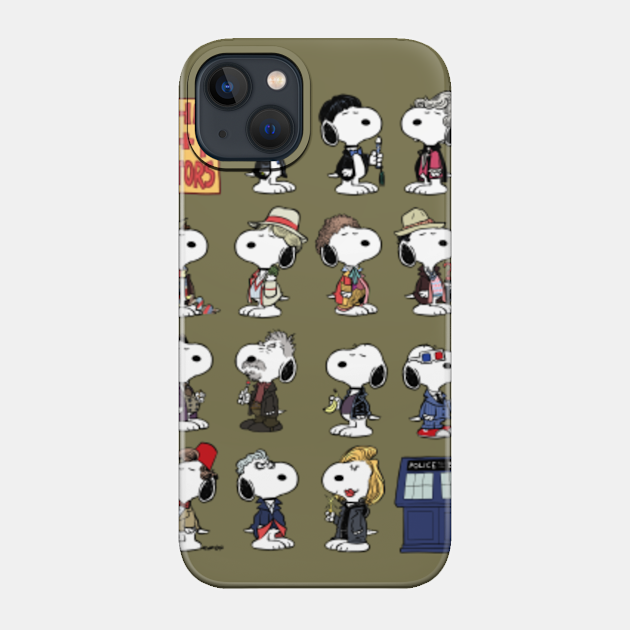 The 13 + 1 Dogtors - Doctor Who - Phone Case