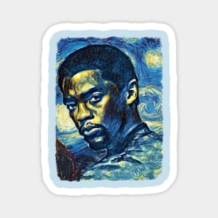 Black Panther Van Gogh Style Magnet