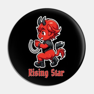 Horseshoe rising star Pin