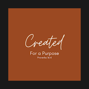 Created for a Purpose - Umber T-Shirt