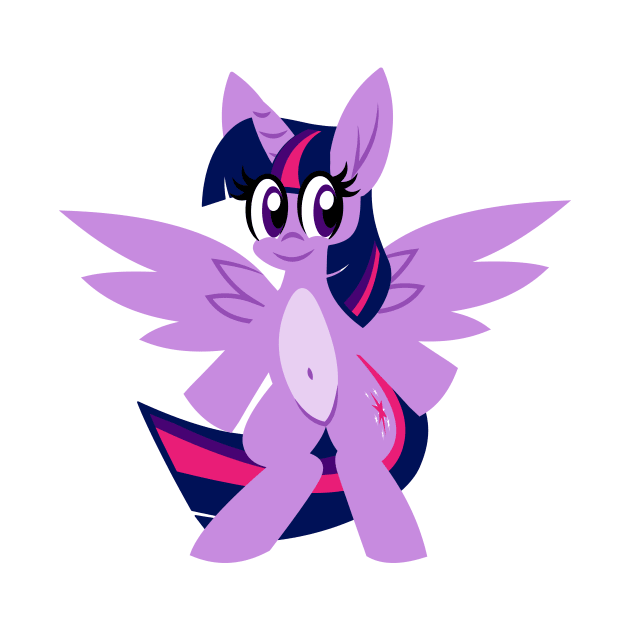 Standing Twilight Sparkle by Tridashie