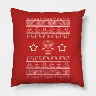 Glamrock Fazdad Ugly Holiday Sweater Pillow