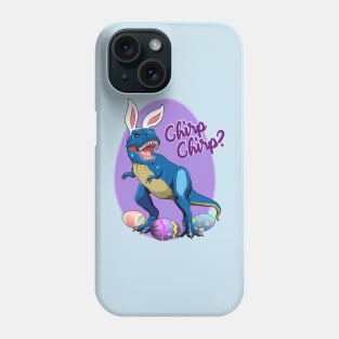 Happy Easter Bunny Dinosaur T Rex Phone Case