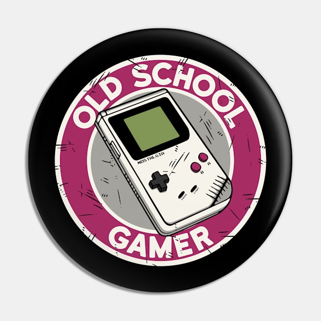 Old school gamer Pin by Melonseta