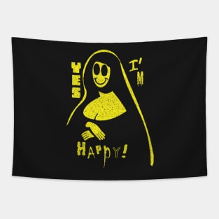 YES I&#39;m Happy! Facade Tapestry