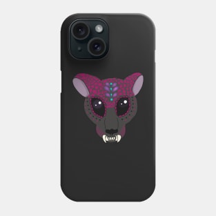 Jasmine, Sugar Skull Jaguar Phone Case