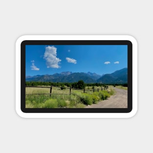 Crestone Colorado Mountains Photography Magnet