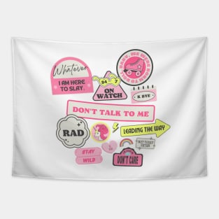 Fun stickers Tapestry