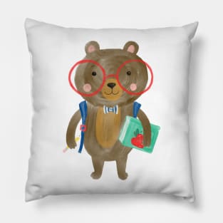 Back to School Bear Pillow