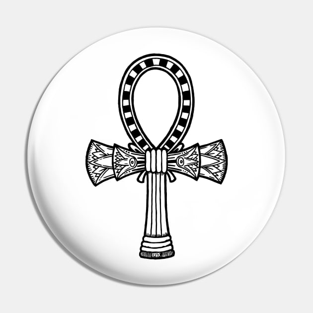 Egyptian Ankh Pin by Art By Cleave