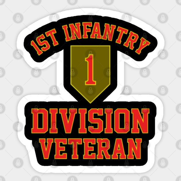 Us Army 1st Infantry Division 1st Infantry Division Sticker Teepublic