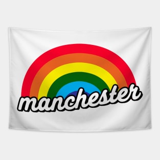 Manchester LGBT Rainbow Gay Pride Tapestry