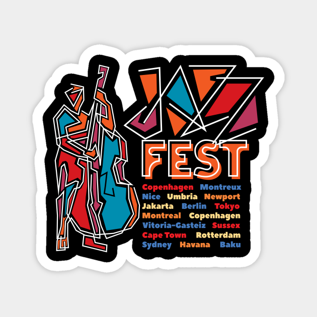 International Jazz Festival - Jazz Festival - Magnet | TeePublic