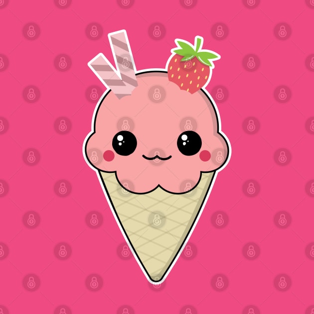 Kawaii Ice Cream by Sasyall