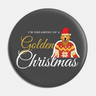 Im dreaming of a golden christmas Pin