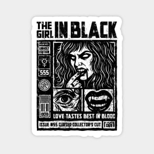 THE GIRL IN BLACK Magnet