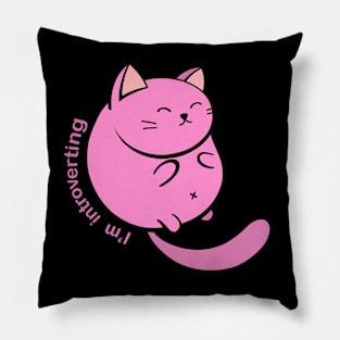 I'm Introverting (Pink) Pillow