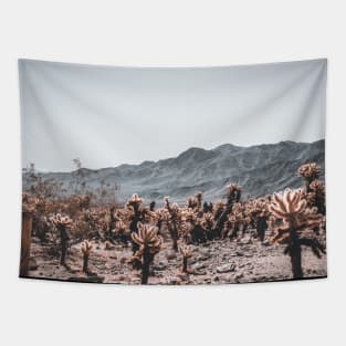 Photo of Cholla Cactus at Joshua Tree National Park V2 Tapestry