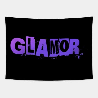 Text Glamor Tapestry