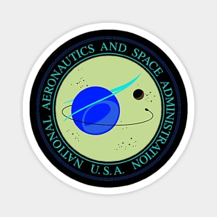 USA Space Agency Retro Magnet